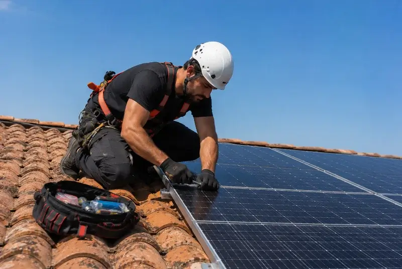 Maintenance et monitoring de panneaux solaires à Lafitte-Vigordane